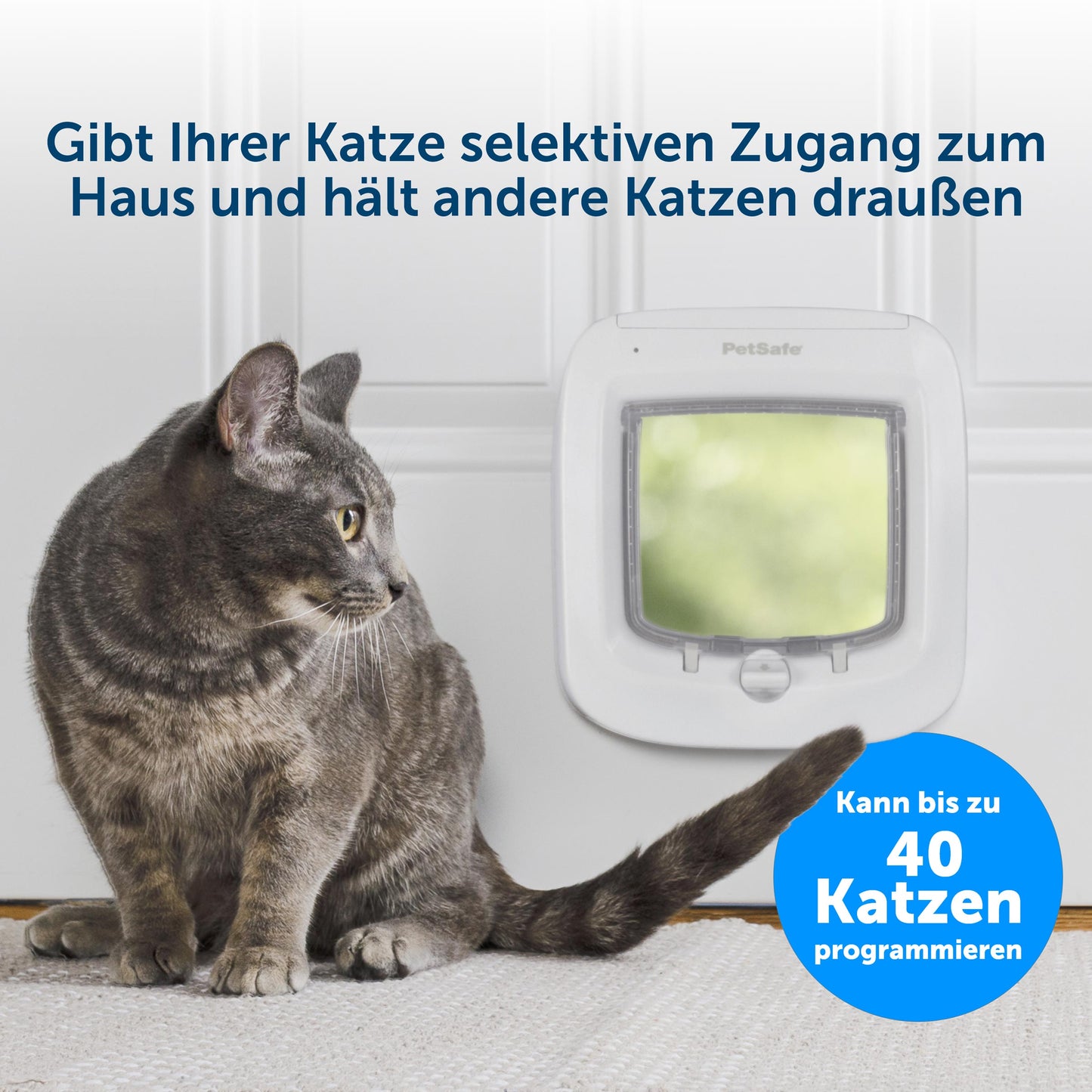 Katzenklappe mit Microchip PetSafe
