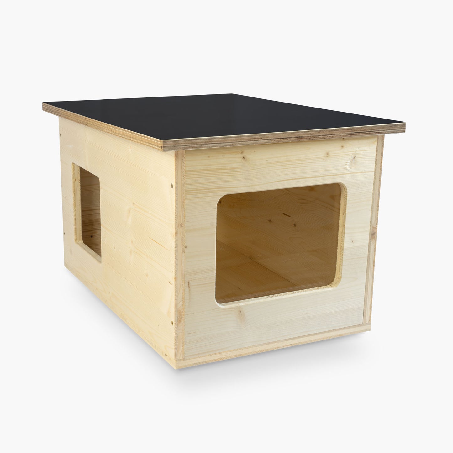 Isoliertes Katzenhaus outdoor wetterfest, Made in Germany für draußen mit Isolierung, winterfest