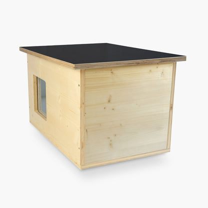 Isoliertes Katzenhaus outdoor wetterfest, Made in Germany für draußen mit Isolierung, winterfest