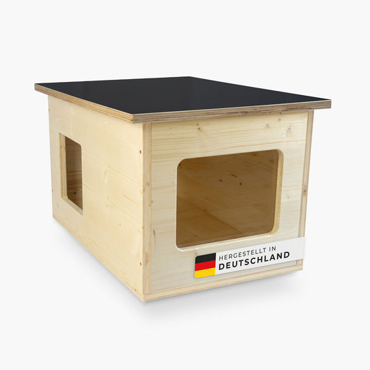 Katzenhaus outdoor wetterfest, Made in Germany für draußen, winterfest