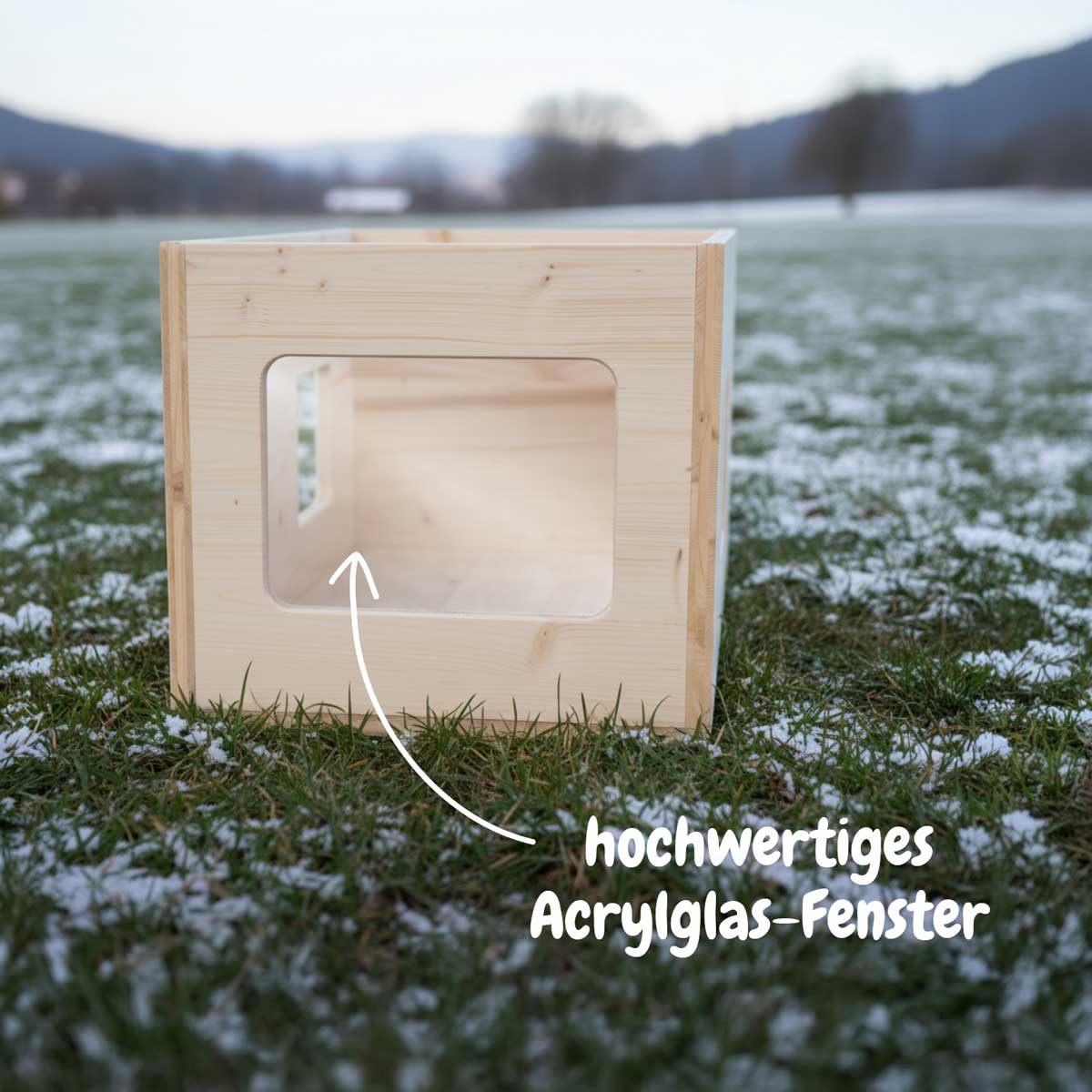 XXL Katzenhaus outdoor wetterfest mit Isolierung für große Katzen, Made in Germany