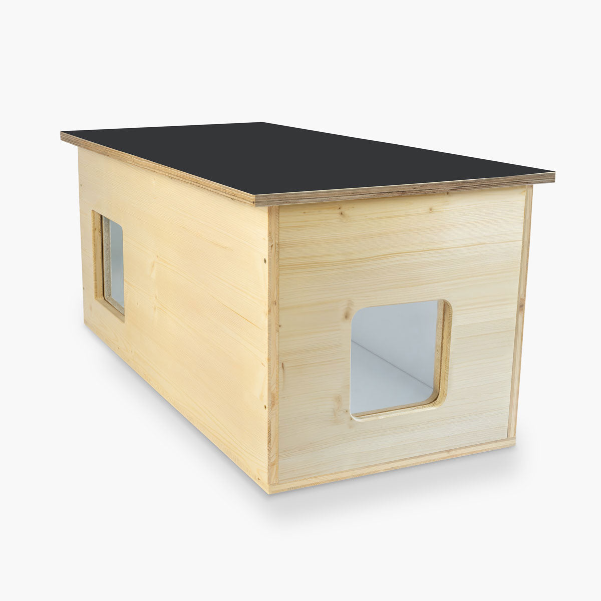 XXL Katzenhaus outdoor wetterfest mit Isolierung für große Katzen, Made in Germany