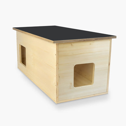XXL Katzenhaus outdoor wetterfest mit Isolierung für große Katzen, Made in Germany