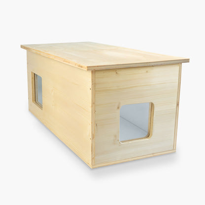XXL Katzenhaus outdoor wetterfest mit Isolierung für große Katzen, Made in Germany