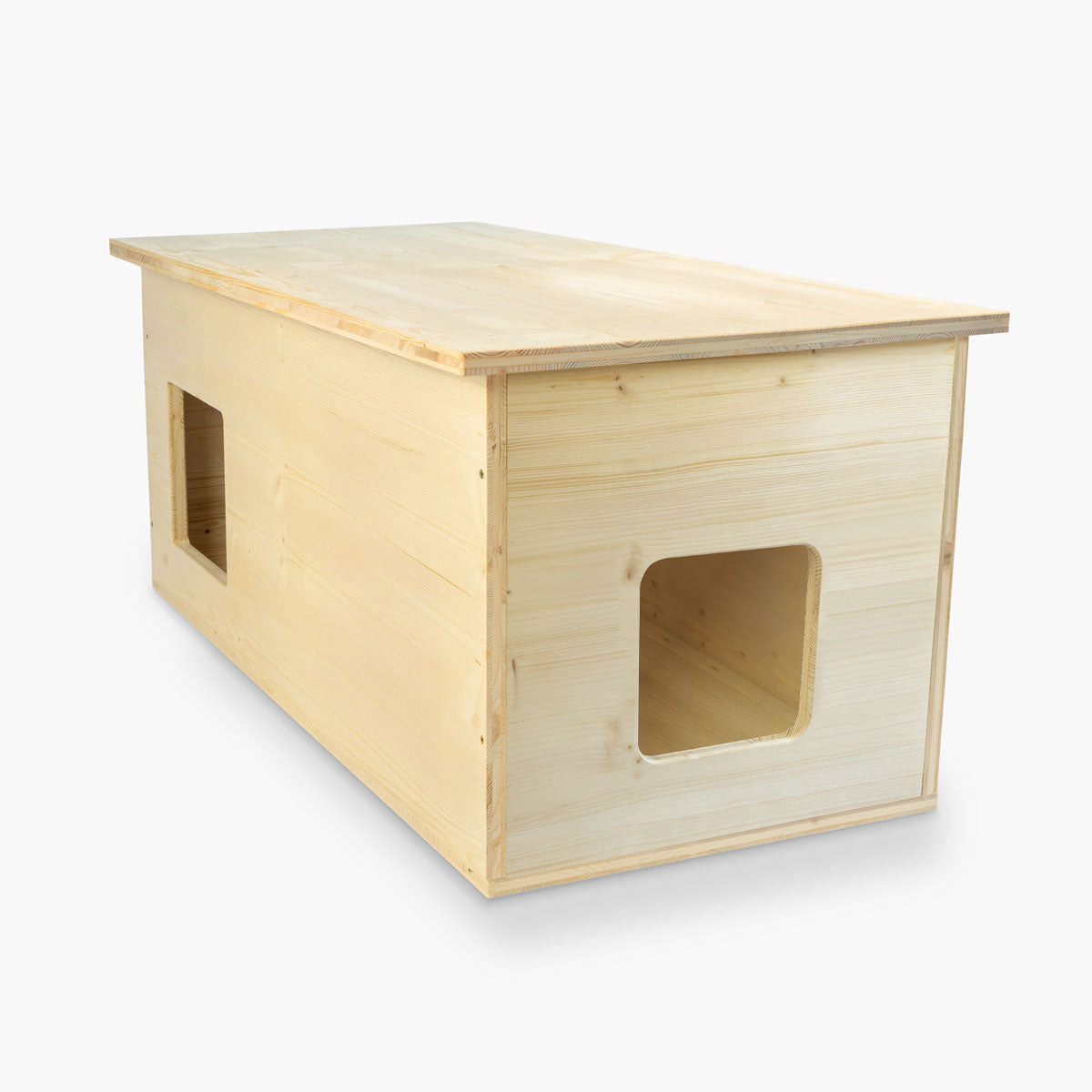 XXL Katzenhaus outdoor wetterfest mit Isolierung für große Katzen, Made in Germany