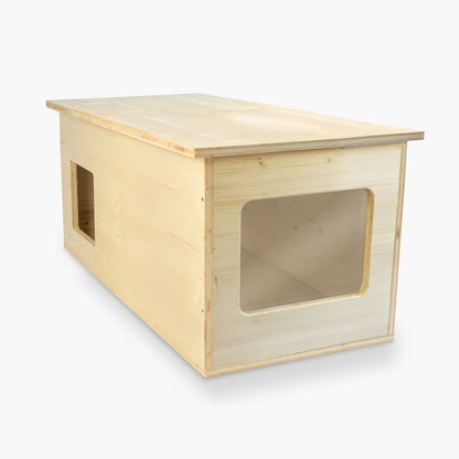 XXL Katzenhaus outdoor wetterfest mit Isolierung für große Katzen, Made in Germany